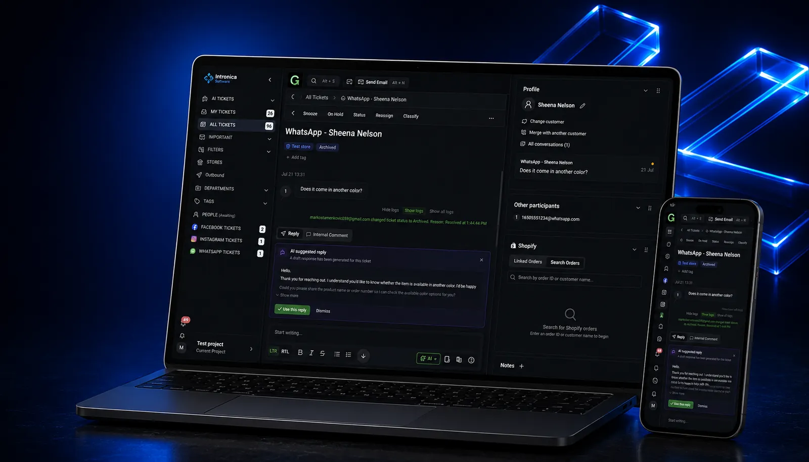 GaiaDesk customer support platform